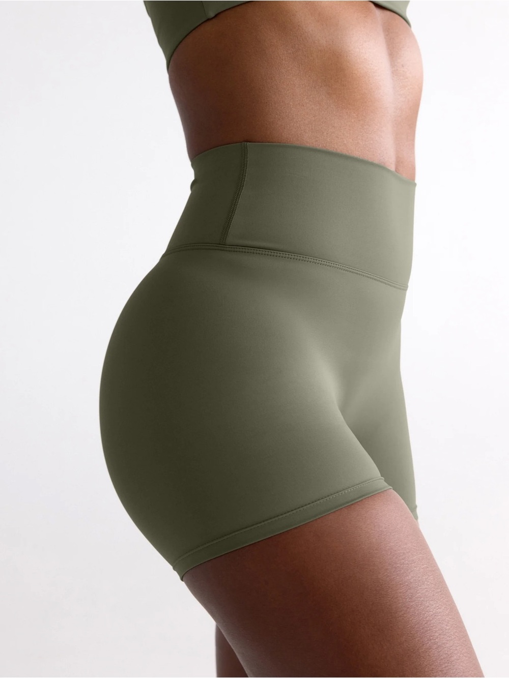 Adanola High-Waist Olive Shorts